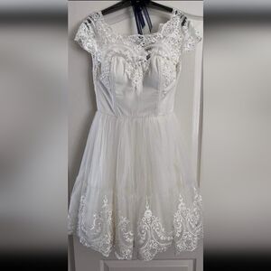 ⚡️CUSTOM-MADE Short Wedding Dress Gown Reception